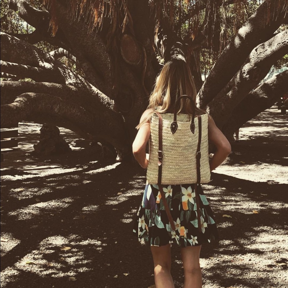 Mae Woven Market Backpack